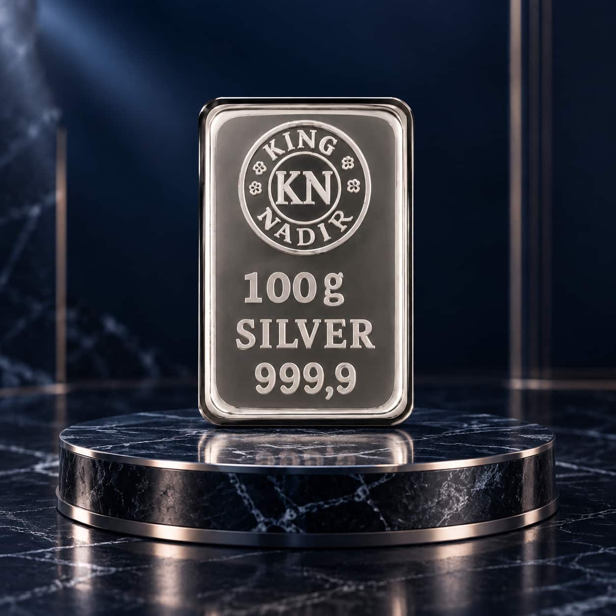شمش نقره 100 گرمی نادیر N-100